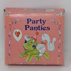 My Little Pony G1 Baby Party Panties Diapers Stars Newborn Vintage